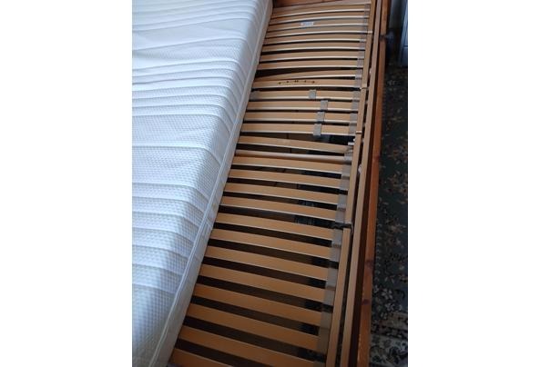 Houten elektrisch verstelbaar bed 180-200 cm - Bed-lattenbodem