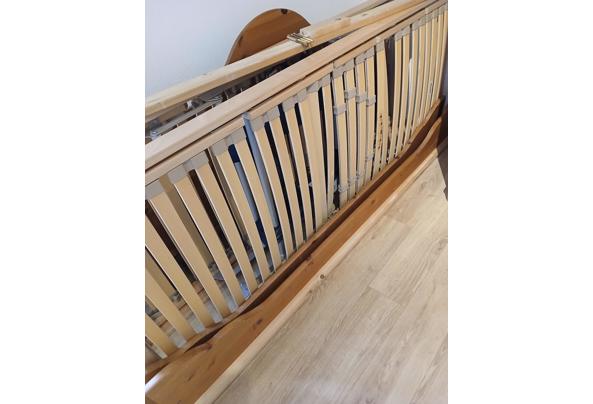 Houten elektrisch verstelbaar bed 180-200 cm - Lattenbodem-bed-1