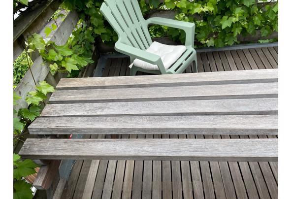 TipTop Picknicktafel & bank 2in1 * (XL-model 3/6 personen) FSC Hardhout - Utrecht - Dakterras-foto4