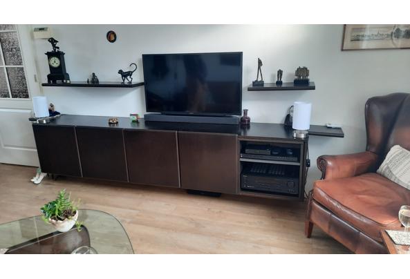 Banz Bord design wandmeubel donkerbruin - banzbord7
