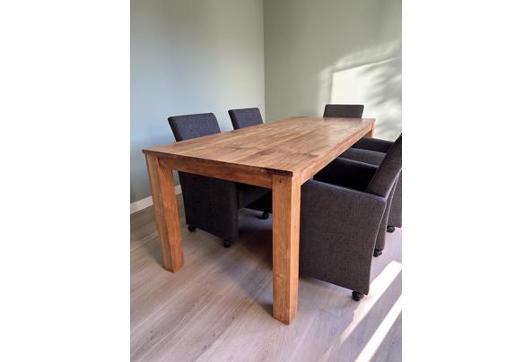 Eettafel teakhout 200x90 cm - IMG_1435