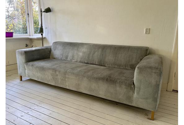 Grijs/blauwe stoffen 3 zits bank - IMG_8697