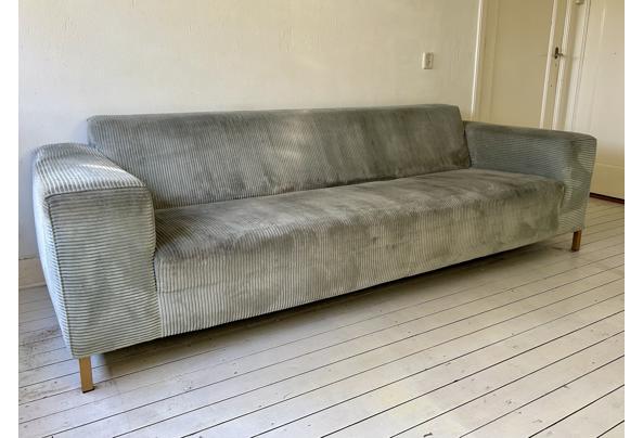 Grijs/blauwe stoffen 3 zits bank - IMG_8698