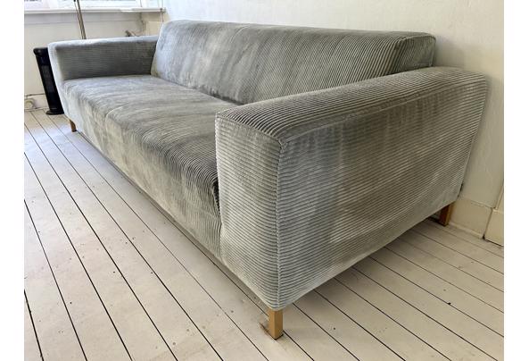 Grijs/blauwe stoffen 3 zits bank - IMG_8700