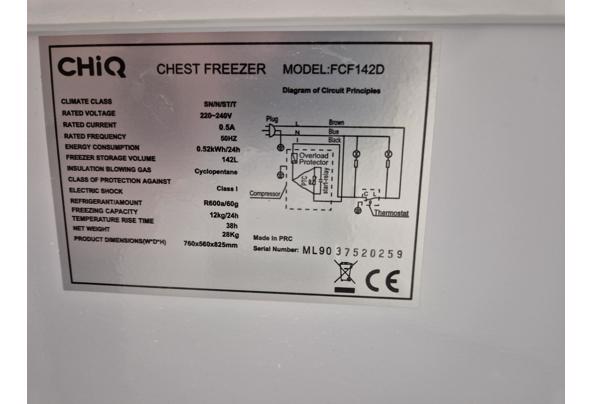 Vrieskist 142L. Chiq fcf142d - 1000035956