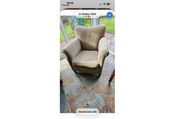 Stoffen stoel 2 stuks beige - IMG_3456