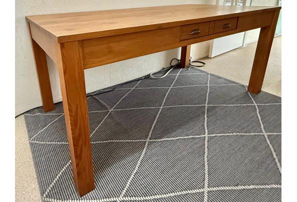 Mooie grote houten eettafel - IMG-20250708-WA0003