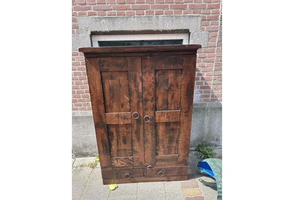 Teakhouten kast (150x98x57) - IMG_9461