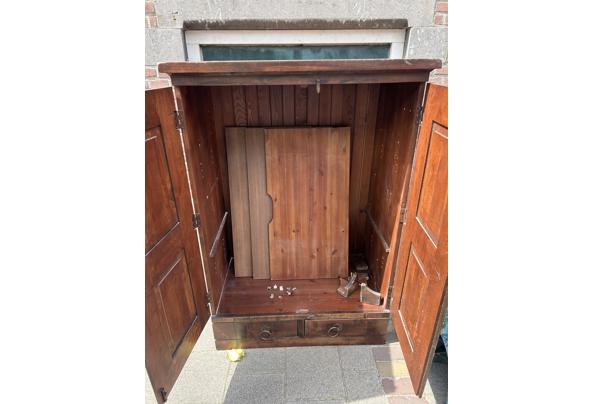 Teakhouten kast (150x98x57) - IMG_9465