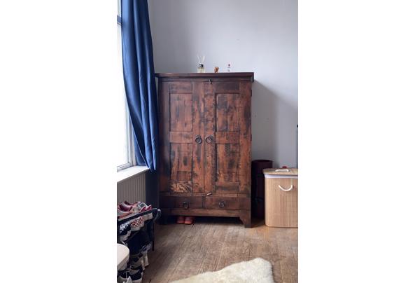 Teakhouten kast (150x98x57) - IMG_9482