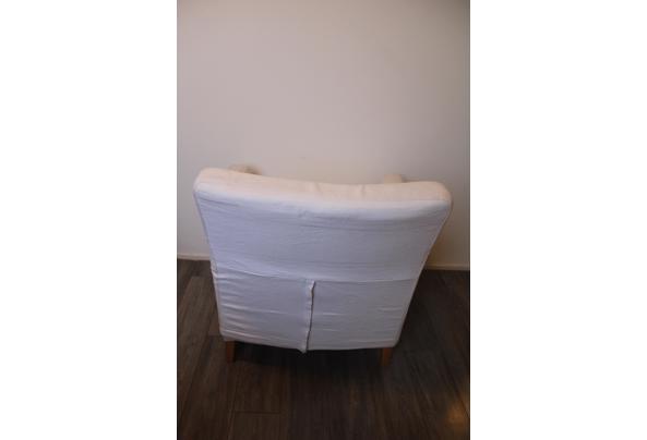 GRATIS - Ikea Karlstad zitstoel/fauteuil - wit - gebruikt - IMG_8166