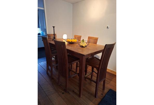 Hoge teakhouten eethoek  - 20251030_110751