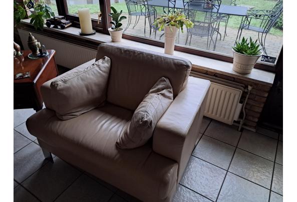 Leren fauteuil als nieuw - 17369301290835489962385834874407