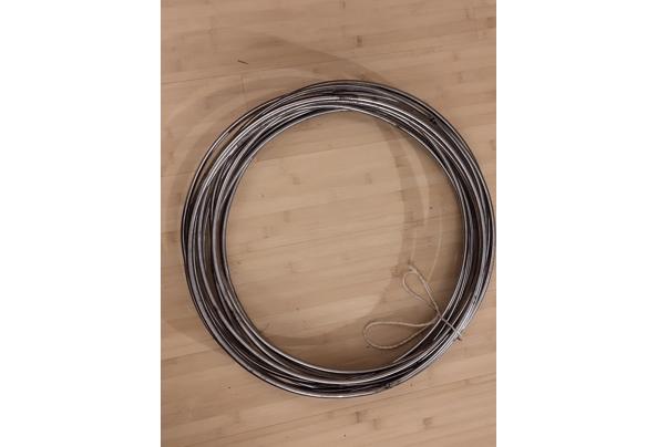 Metalen ringen doorsnee 52 cm, 10 mm dik 12 stuks - ringen