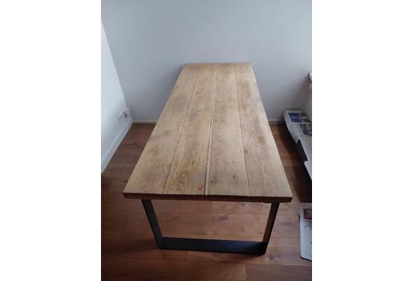 Houten eettafel stalen poten - f2211ff5-2a39-4959-a7bf-ad8de0aaccc1