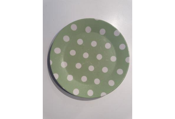 Groene stippen borden HEMA + schaaltjes Designwise - IMG_1679