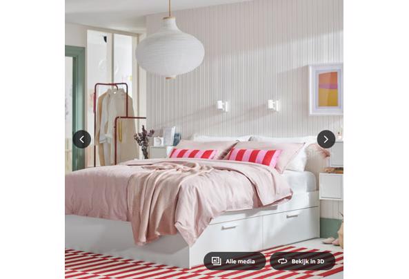 IKEA BED BRIMNES 140x200cm - BRIMNES-Bed-Ikea-140x200cm-(2)