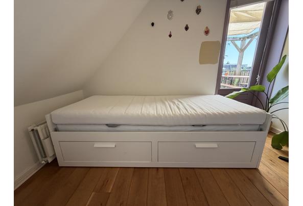 IKEA BRIMNES Bedbank met 2 lades & 2 matrassen (160x200 cm) - IMG_1203
