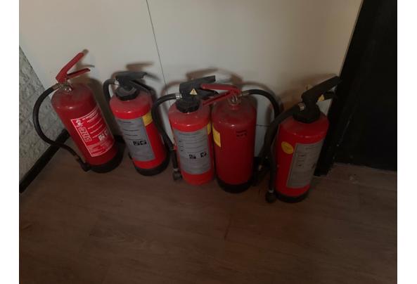 Verschillende brandblussers - brandblussers