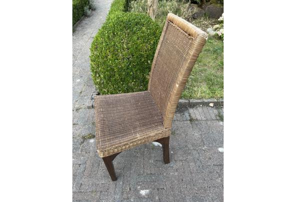 Eethoek stoelen van riet voor binnen 6 stuks - IMG_0019