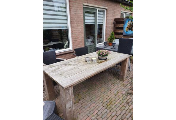 Houten tuintafel 2 meter - 20240622_102429