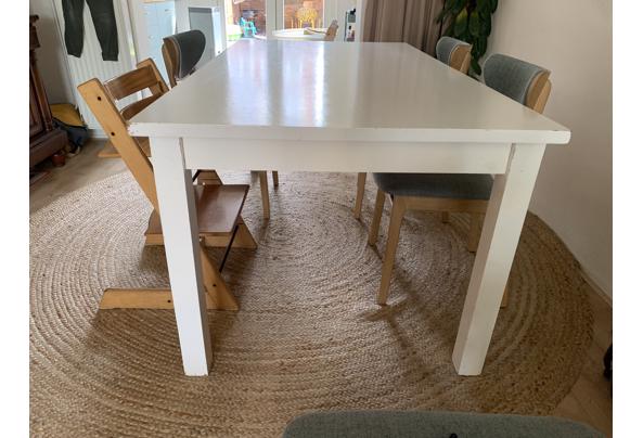 Stevige witte eettafel 180x95 - IMG_4240