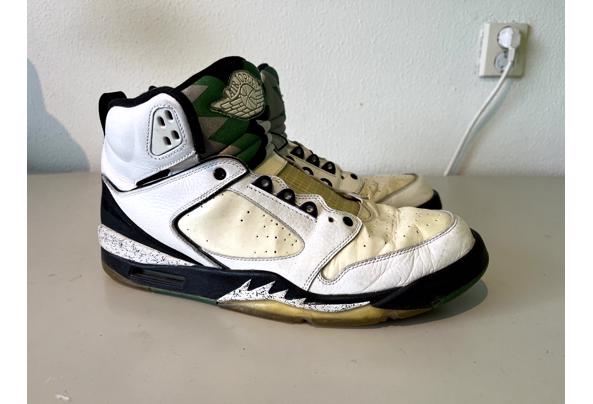 Oude Nike Air Jordan maat EU 45,5 groen wit - IMG_6728
