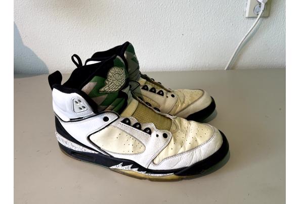 Oude Nike Air Jordan maat EU 45,5 groen wit - IMG_6729