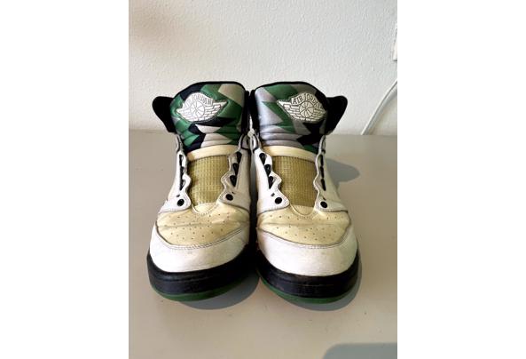 Oude Nike Air Jordan maat EU 45,5 groen wit - IMG_6730
