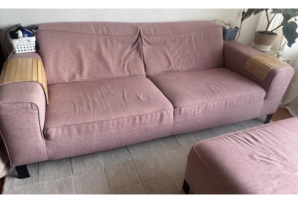 Roze 2,5 zits met hocker - IMG_7973