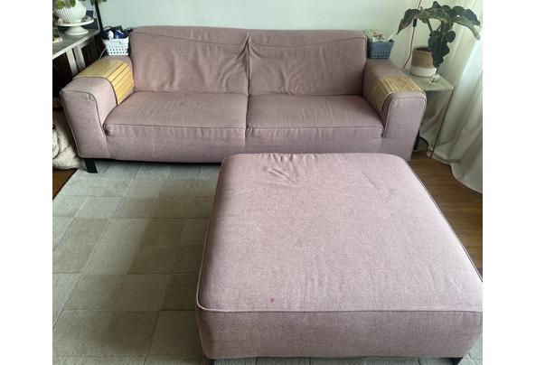 Roze 2,5 zits met hocker - IMG_7976