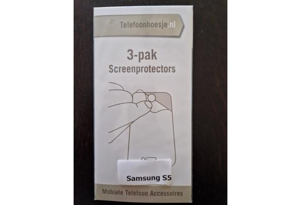 3-pak screenprotectors Samsung S5 (5.1 inch) - 20231113_135353