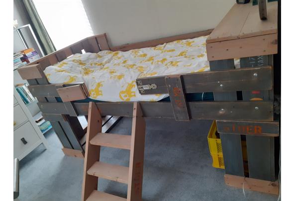bed Combitex halfhoogslaper sterk, stevig, vintage, stoer - bed-2