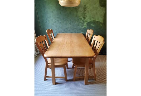 blank eiken eethoek - gratis