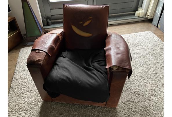 Leren fauteuil om lekker in te zitten - IMG_5410