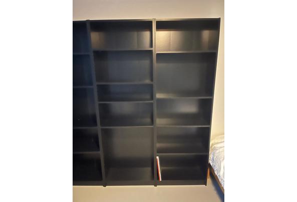 3 Boekenkasten zwart - 62636093-e6f7-4b3e-8bd6-616135b51dce