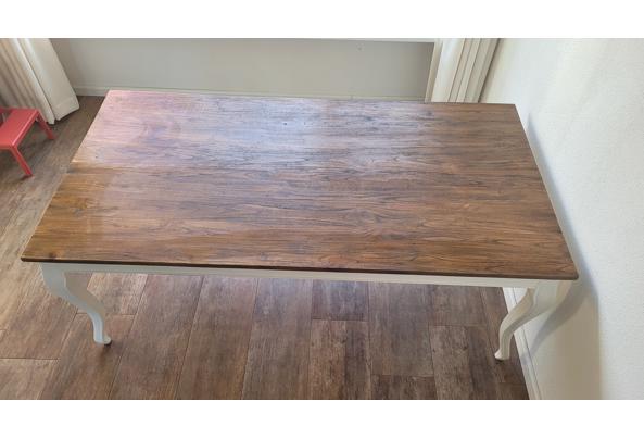 Eettafel 2 bij 1 meter, teakhout - 20250811_084944
