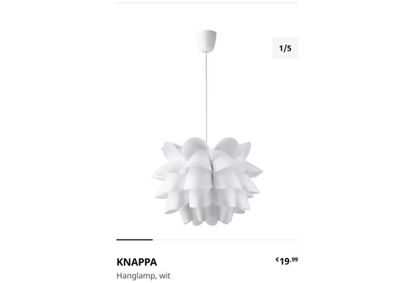 Witte Knappa hanglamp Ikea - Screenshot_20210802-120441_Chrome