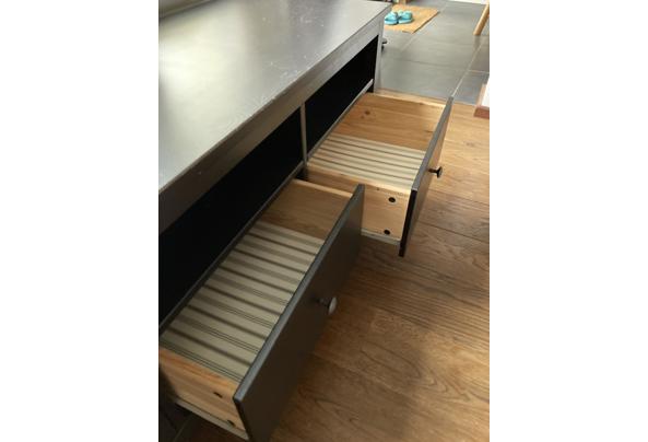 Tv meubel Hemnes zwart 148x57x47cm - IMG_9138