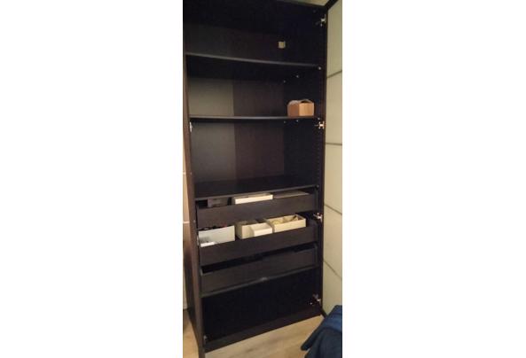 Kast Ikea zwart met 2 deuren en 3 lades - IMG-20240919-WA0002