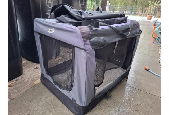 Honden reisbench, alleen rits lange zijde moet worden hersteld - 20260109_135956