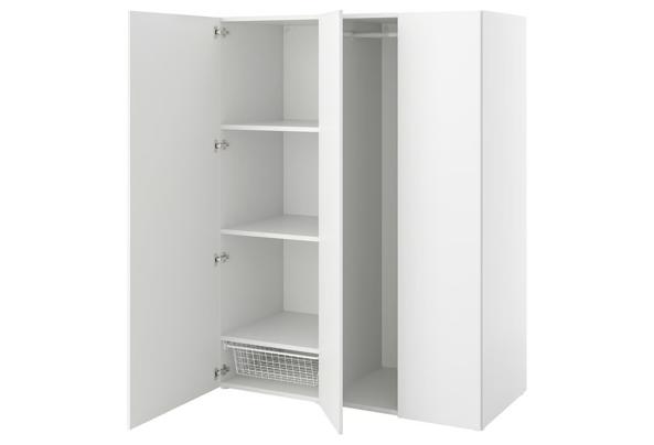 IKEA PLATSA kledingkast met 3 deuren (wit) - platsa