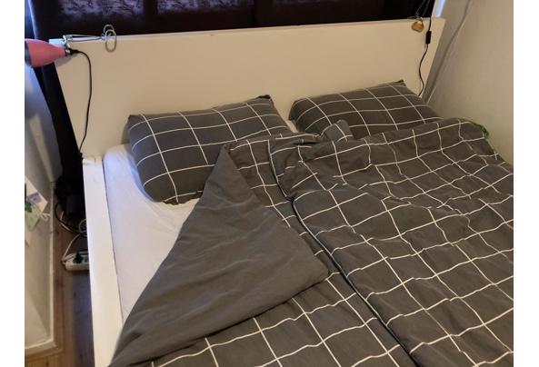 Ikea 2-persoons bed, wit - IMG-20250623-WA0004