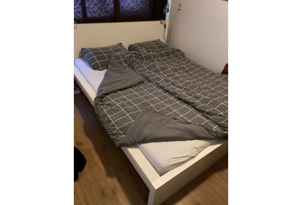 Ikea 2-persoons bed, wit - IMG-20250623-WA0005