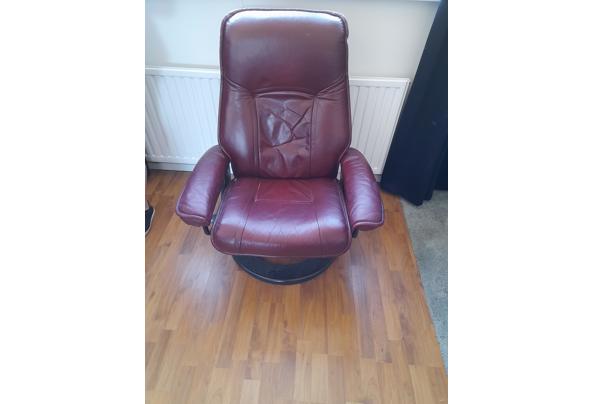 Grote fauteuil (bordeaux rood)  - 20220801_174425