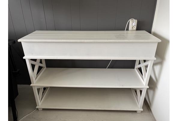 Witte houten sidetable - IMG_0724