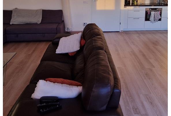 3 seater real  leather sofa  - 20250923_192254