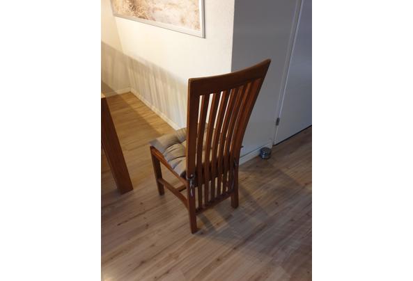 Zes elegante houten eettafel stoelen - 20220301_170955