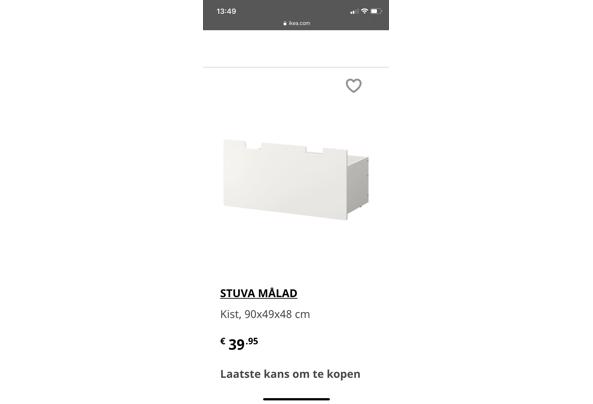 2 Ikea Stuva kinderbank en 1 Ikea Stuva lade - BCEA6299-6841-4C9F-96DE-DB9453159974
