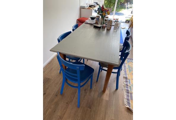 Tafel, stoelen en dressoir met bovendeel (spiegel)! - IMG_7534